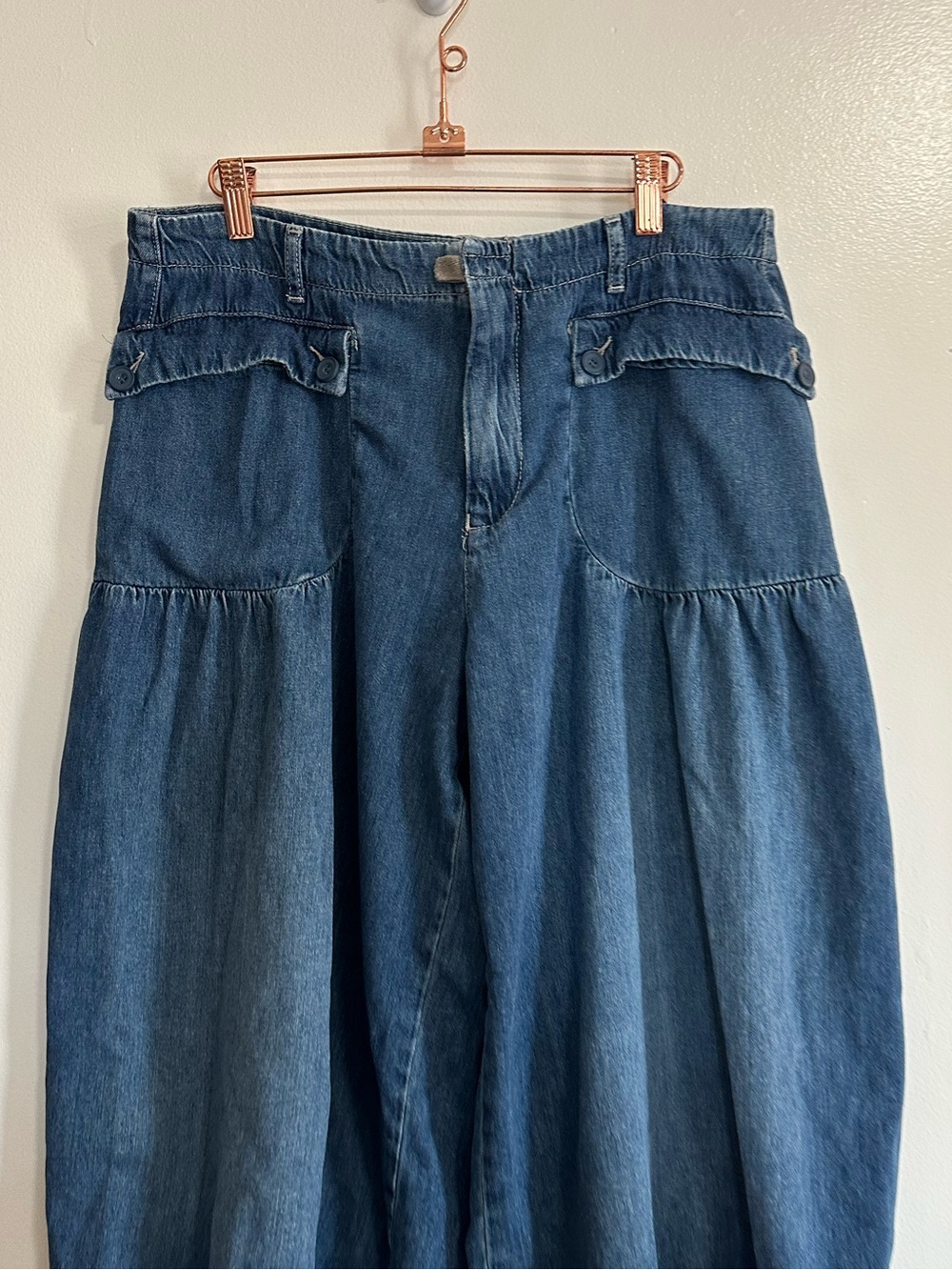 Free People We The Free Lotus Balloon Jeans, Size 32 - Picture 9 of 12